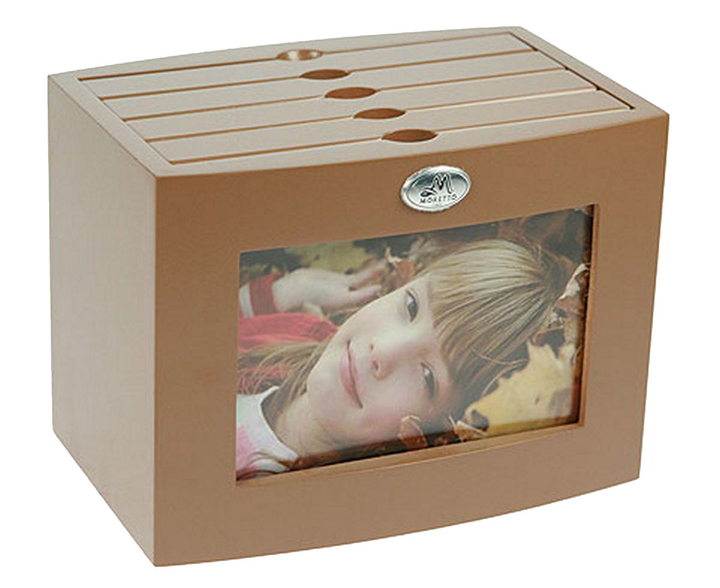 Архивный фотоальбом "Moretto" на 96 фото, 1 рамка, дерево, цвет матовый коричневый