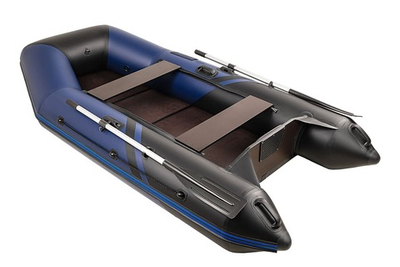 Лодка ПВХ БРОНЯ 280 СК Синий - чёрный