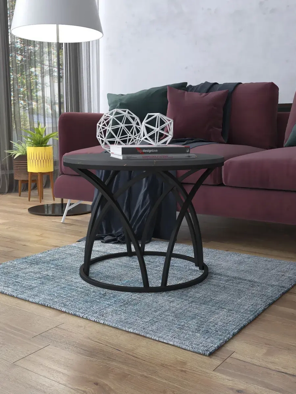 Журнальный стол Тюльпан - ЧЗЧ - МДФ в ПВХ