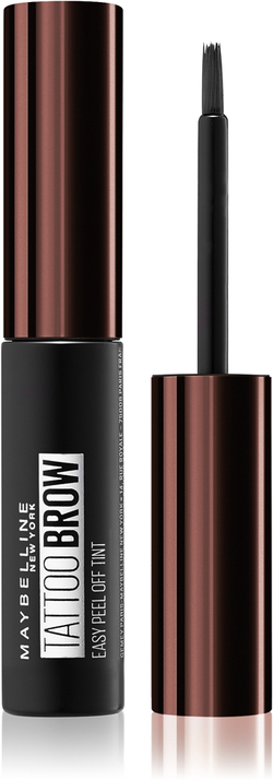MAYBELLINE NEW YORK Tattoo Brow - Полуперманентная гелевая краска для бровей оттенок Dark Brown, 4 g