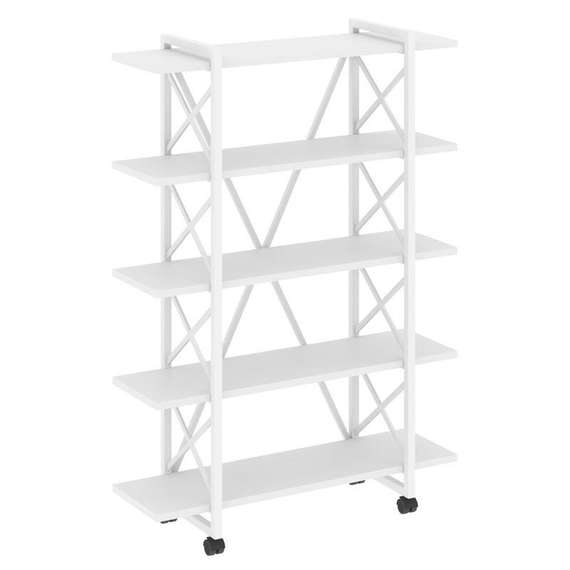 Лофт Стеллаж на колесных опорах-5 полок VR.L-MST.K-5.8V  1200*400*1704