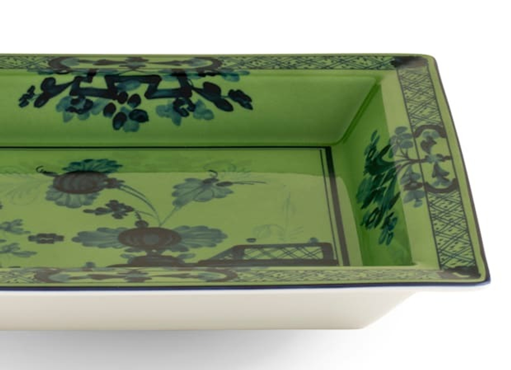 Мелочница квадратная Richard Ginori Oriente Italiano Malachite (24.5 см)