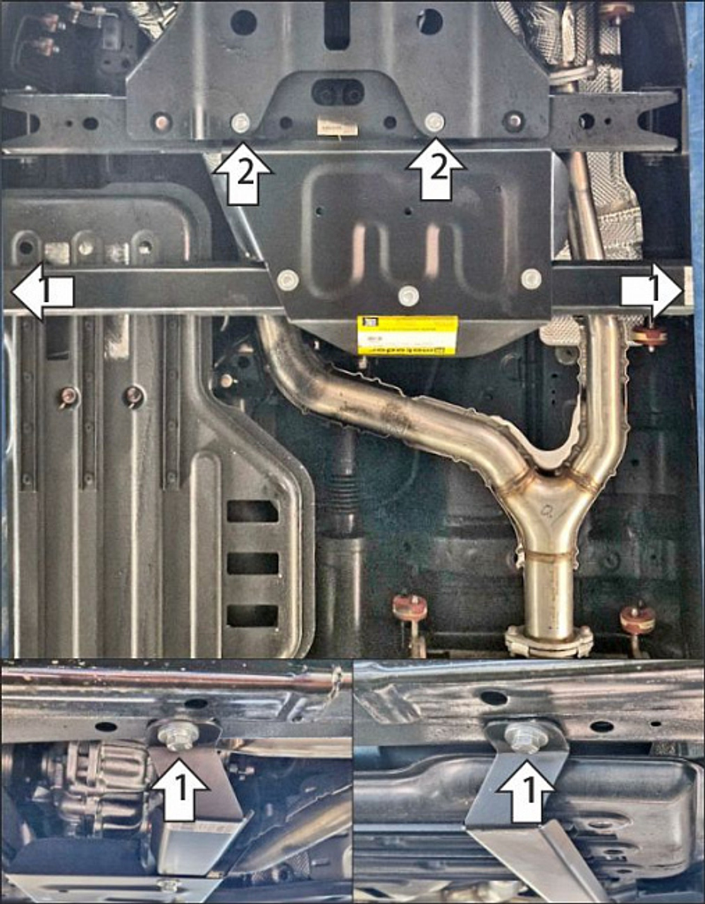 Защита раздаточной коробки, 2 мм, Сталь. для TANK 700 2024-н.в., Motodor.73122