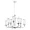 Подвесная люстра Crystal Lux Gloria SP9 Chrome