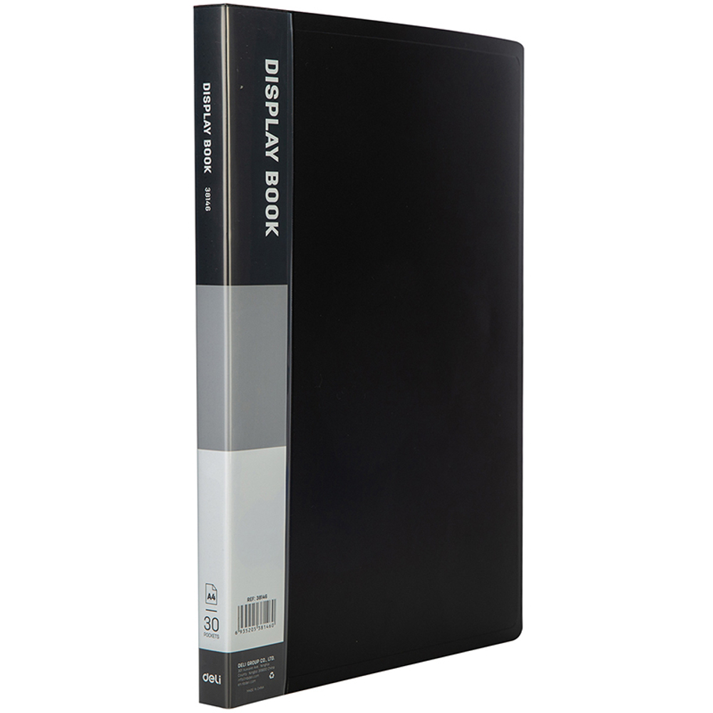 Папка с файлами DELI "Classic" на 30 вкладышей, 0.5 мм, ассорти