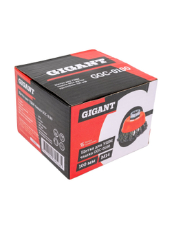 Щетка чашка 100 мм, М14, витая проволока для УШМ Gigant GGC-0100