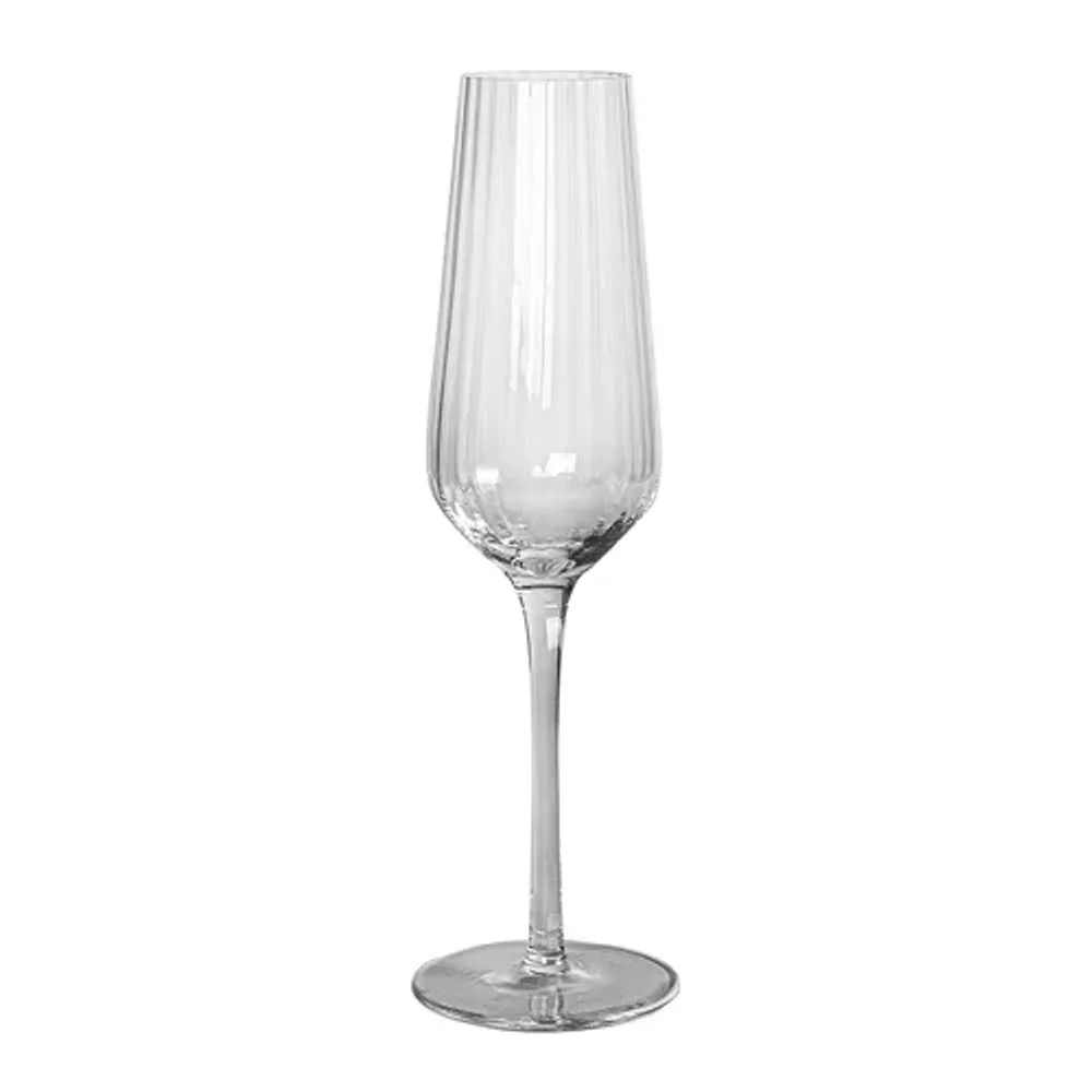 Бокал-флюте для шампанского 270 мл "Optical" d 6 см h24,5 см P.L. - BarWare [6]