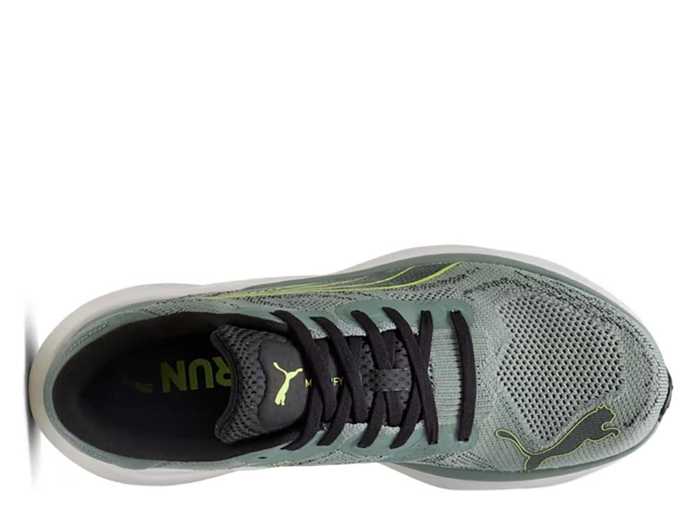 Кроссовки для бега мужские Puma Magnify Nitro 2 M Зеленые-Желтые