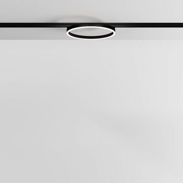 Трековый магнитный светодиодный светильник 24W 3000К TR227-2-24W3K-B чёрный Rim Exility Maytoni