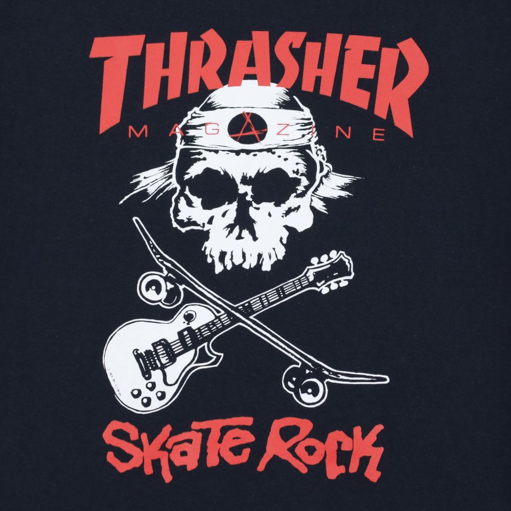 Футболка Thrasher Skate Rock Skull (black)