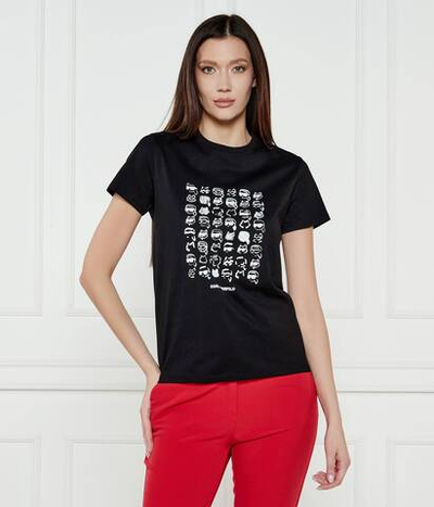 Футболка IKON SEASONAL LOGO Karl Lagerfeld - черный(A1W17124)