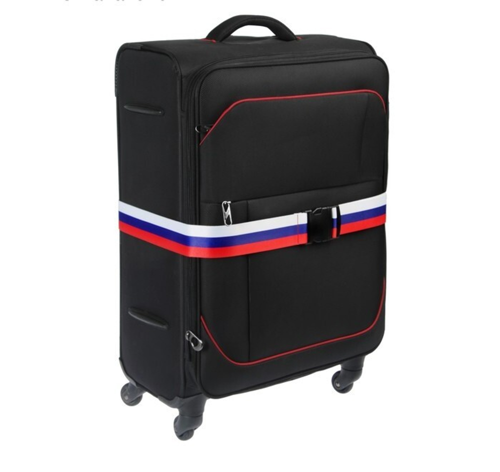 Ремень для чемодана или сумки ТУНДРА, "Триколор" 3608778