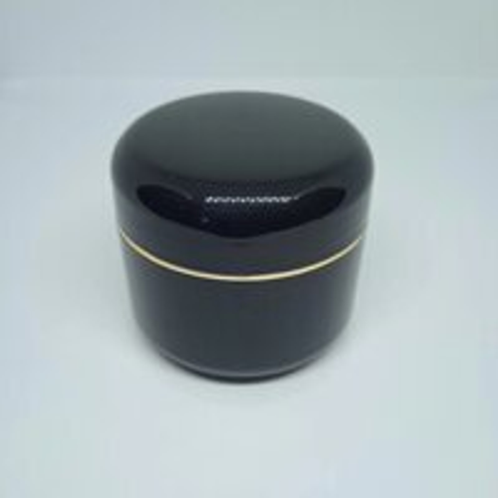 Баночка пустая черная с золотом 30 грамм