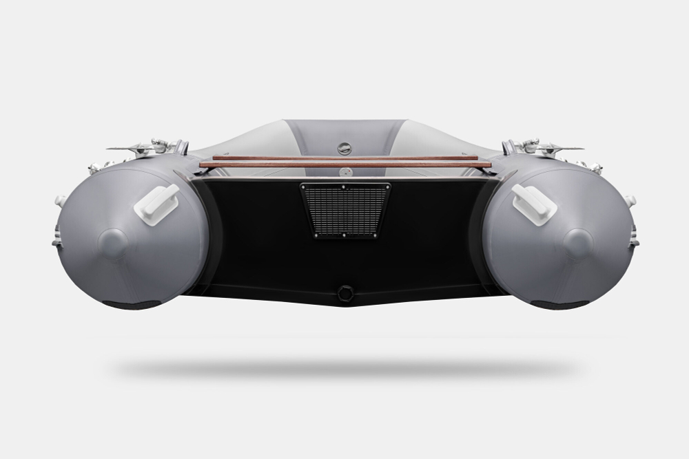 Надувная лодка GLADIATOR B370 светло-темносерый