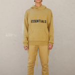 Толстовка Fear of God Essentials FW21 Knit Pullover Amber Logo, FOG-FW21-015