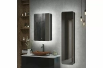 Зеркальный шкаф ART&MAX Lecce 36 AM-Lec-360-1560-1D-DS-F-Nero