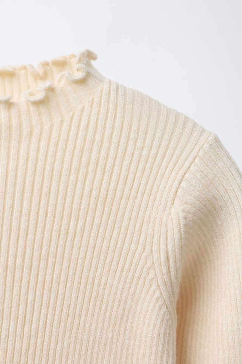 ZARA ЛОНГСЛИВ В РУБЧИК, СЛОНОВАЯ КОСТЬ