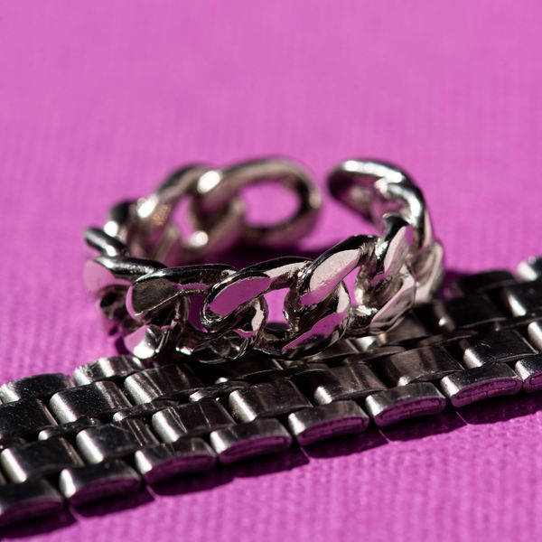 Кольцо Цепь - фото 5