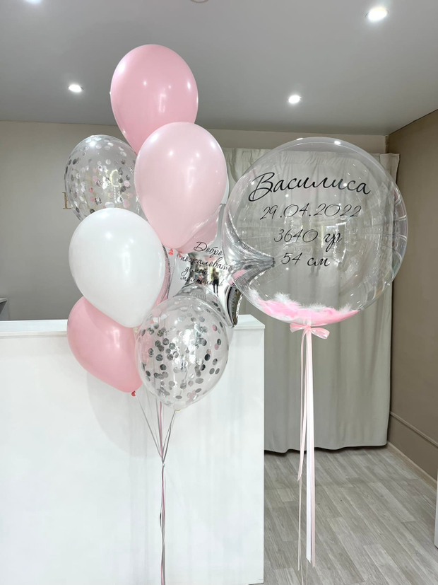 Шары на выписку №72