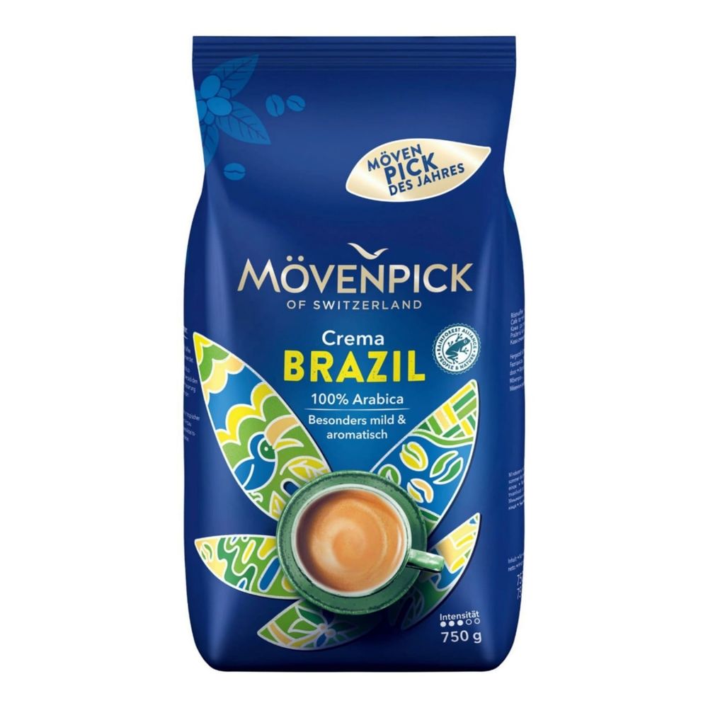 Кофе в зернах Movenpick Crema Brazil 750 г
