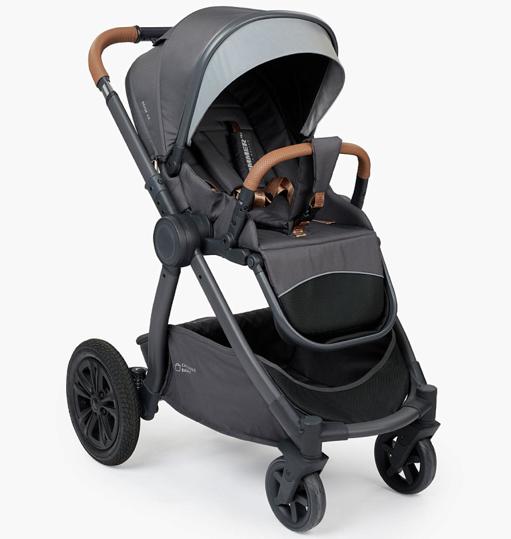 Детская коляска Happy Baby Mommer Pro 2 в 1 Dark grey