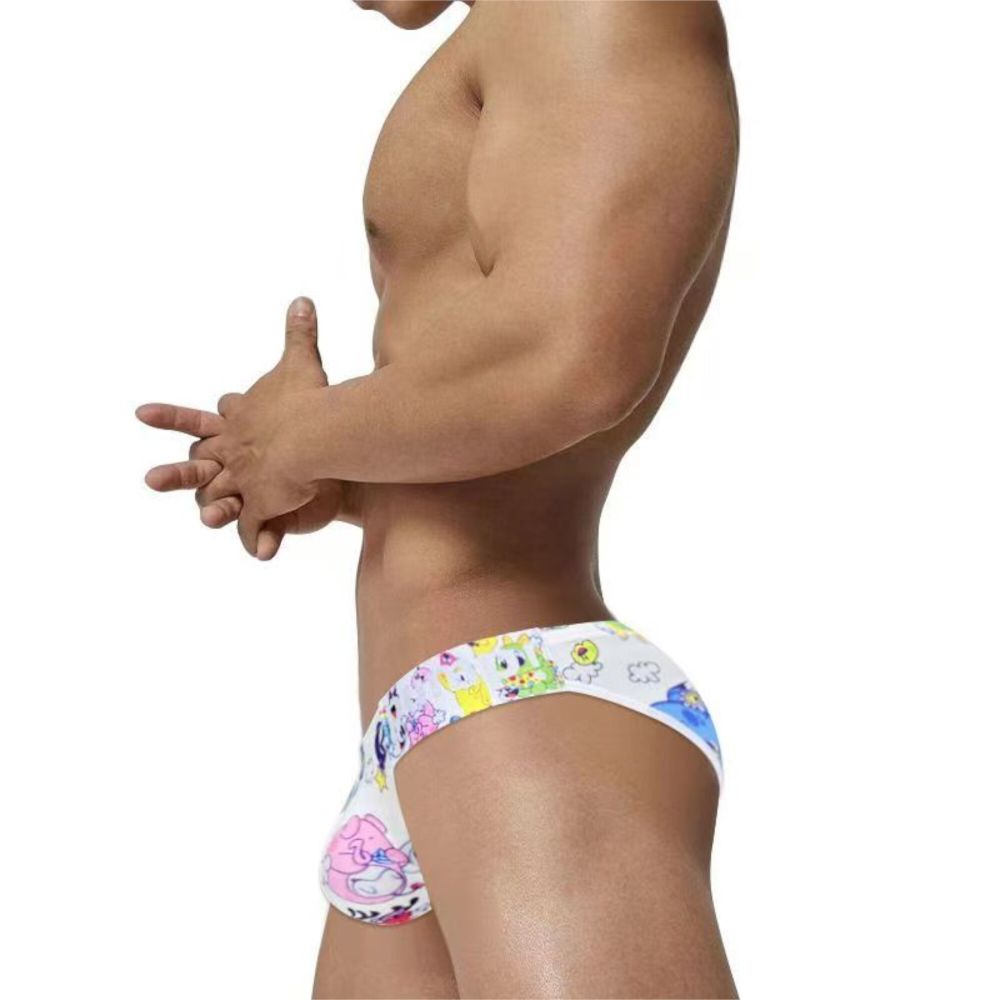 Мужские трусы танга белые PUMP! MP296-1