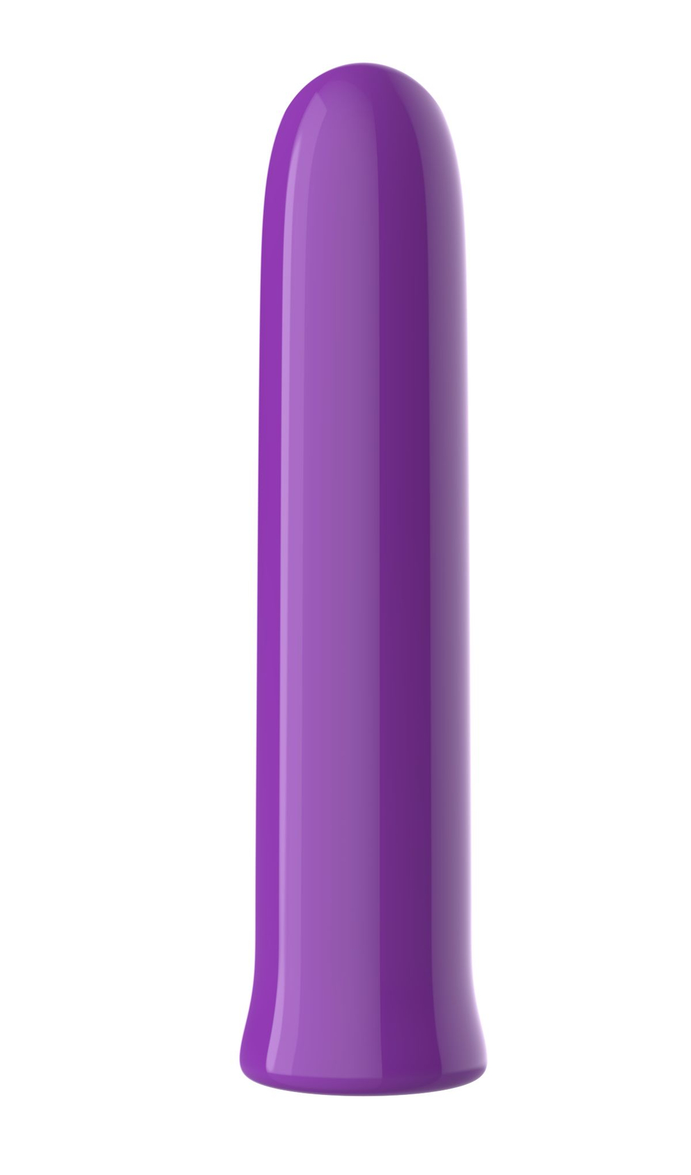 Фиолетовый перезаряжаемый мини-вибратор - 13,7 см. (Цвет: фиолетовый)