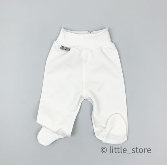 Ползунки утепленные "Нежный возраст" молочные