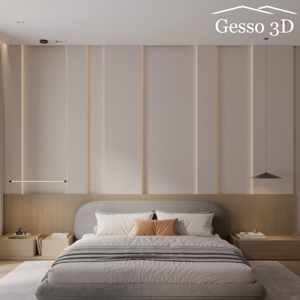 Гипсовая панель Simple-5 LED