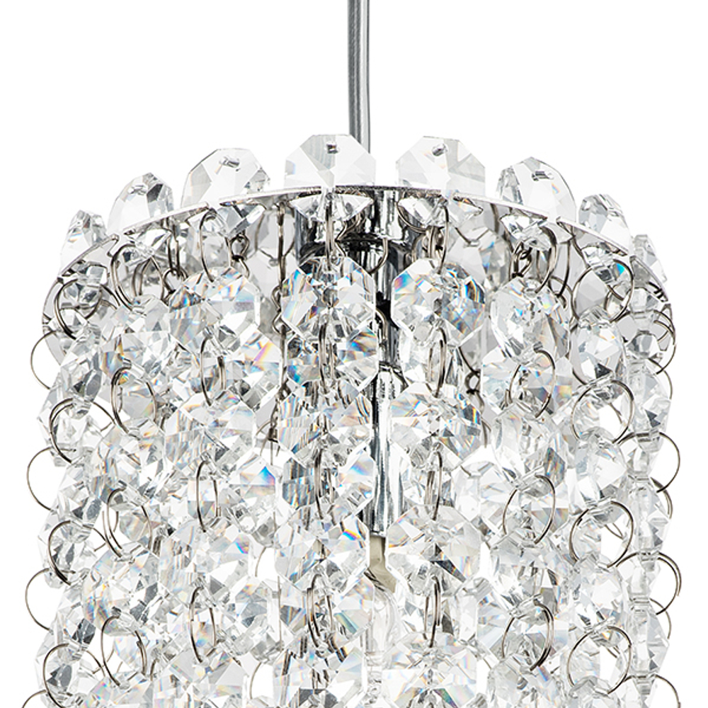 795314 Подвес CRISTALLO 1х40W G9 ХРОМ