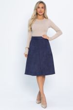 Юбка замшевая Твой идеал (синяя) Ю14583-7М LT Collection