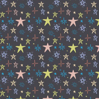 Черный паттерн со звездочками