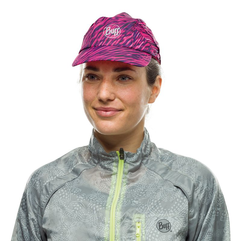 Спортивная кепка для бега Buff Pro Run Cap R-Crystal Pink Фото 2