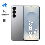 6.7" Смартфон Samsung Galaxy S25+ 12/256Gb,  SM-S936B,  NFC,  AMOLED,  120Гц,  4900мAч,  серый