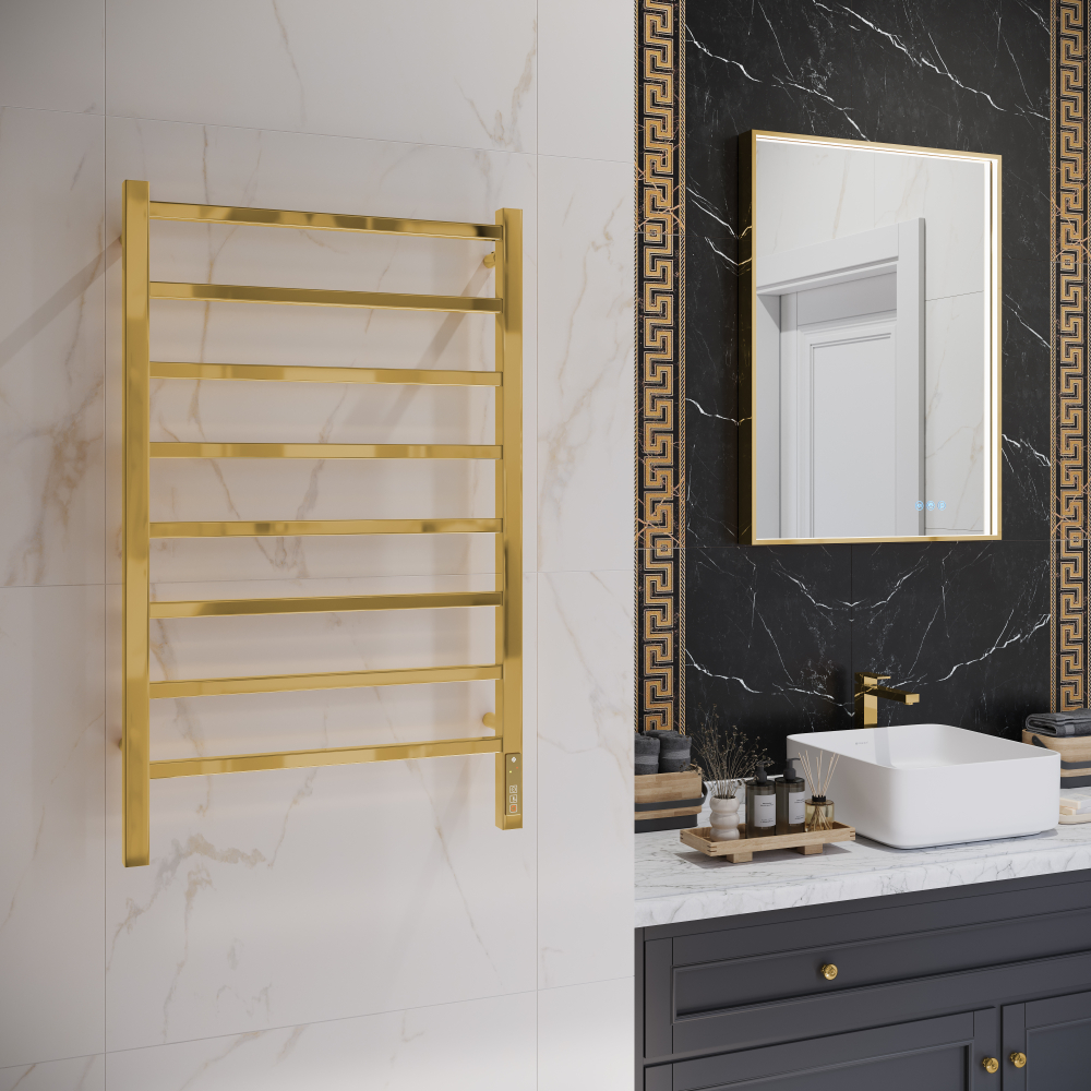 Полотенцесушитель Terminus Ватикан П8 500х850 электро Золото