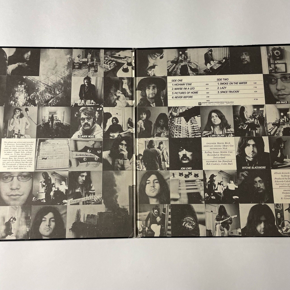 Винтажная виниловая пластинка LP Deep Purple Machine Head (Japan 1972) (No Obi) 1 press