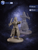 Бандиты Засада Чёрной Тропы миниатюры для настольных игр РНИ, ДнД