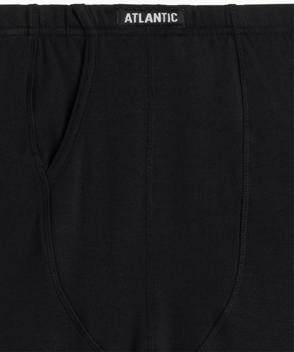 Кальсоны мужские Atlantic, 1 шт. в уп., хлопок, черные, Basic BML-011