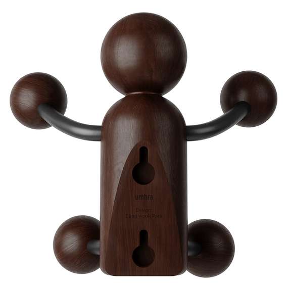 Вешалка Woody темный орех