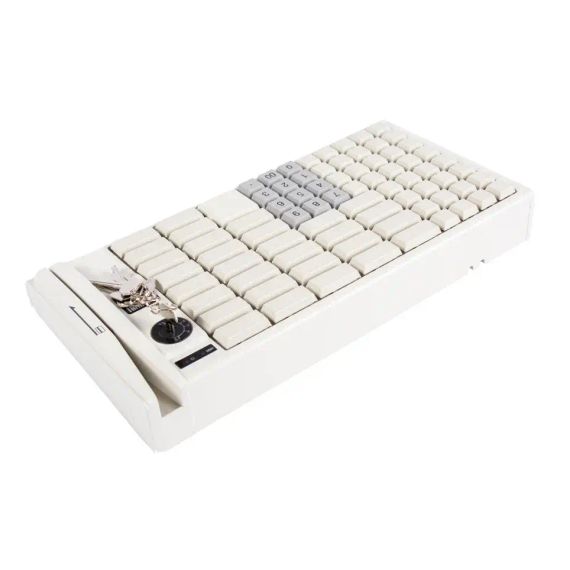 Клавиатура программируемая Shtrih S84U-B (84 клавиш; MSR123; ключ; USB), черная