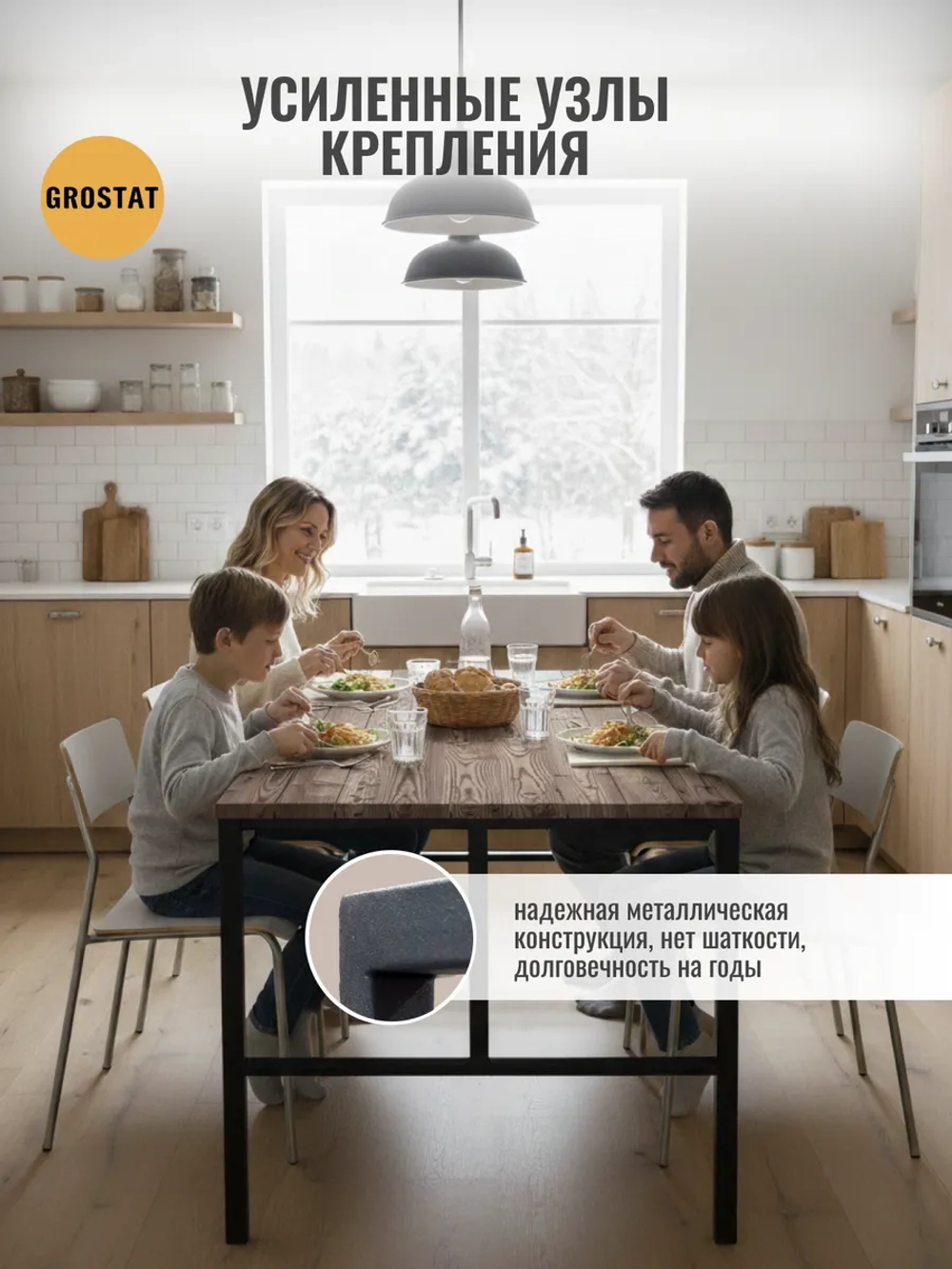 Стол садовый обеденный для дачи LACIO