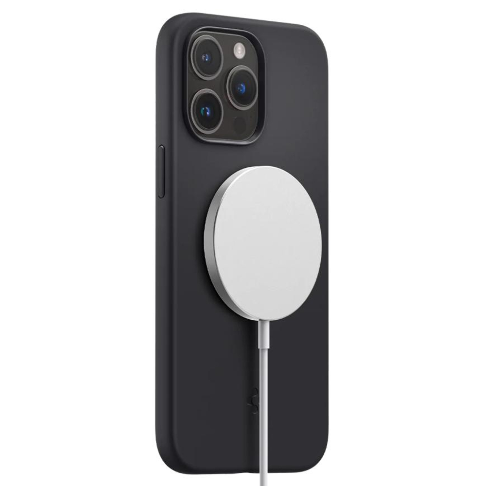 Силиконовый чехол с поддержкой MagSafe Spigen Silicone Fit (Mag Fit) для iPhone 14 Pro Max