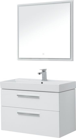 Мебель для ванной Aquanet Nova 90 белый (2 ящика)