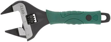 Ключ разводной "Карат", CrV, обточенные узкие губки, шкала, увелич.захват, прорезин.ручка  150 мм ( 34 мм )