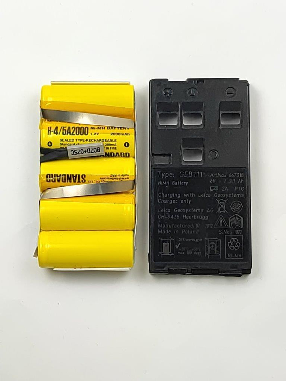 Ремонт аккумулятора Leica GEB111 6V 2.1Ah Ni-Mh