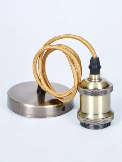 Патрон декоративный подвесной для ламп Е27 Светильник подвесной Лофт