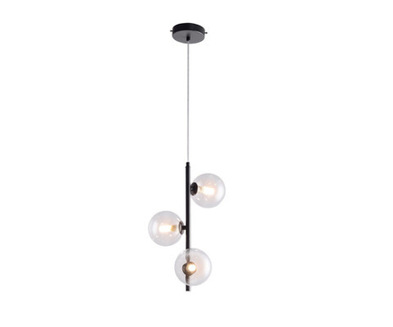 Подвес Иона черный d20 h138 G9 3*5W (4000K) (Led лампы в комплекте 4000К)