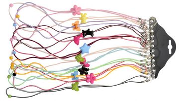 Шнурок для очков детский MIX в полоску 60 см, ( уп. 12шт.)