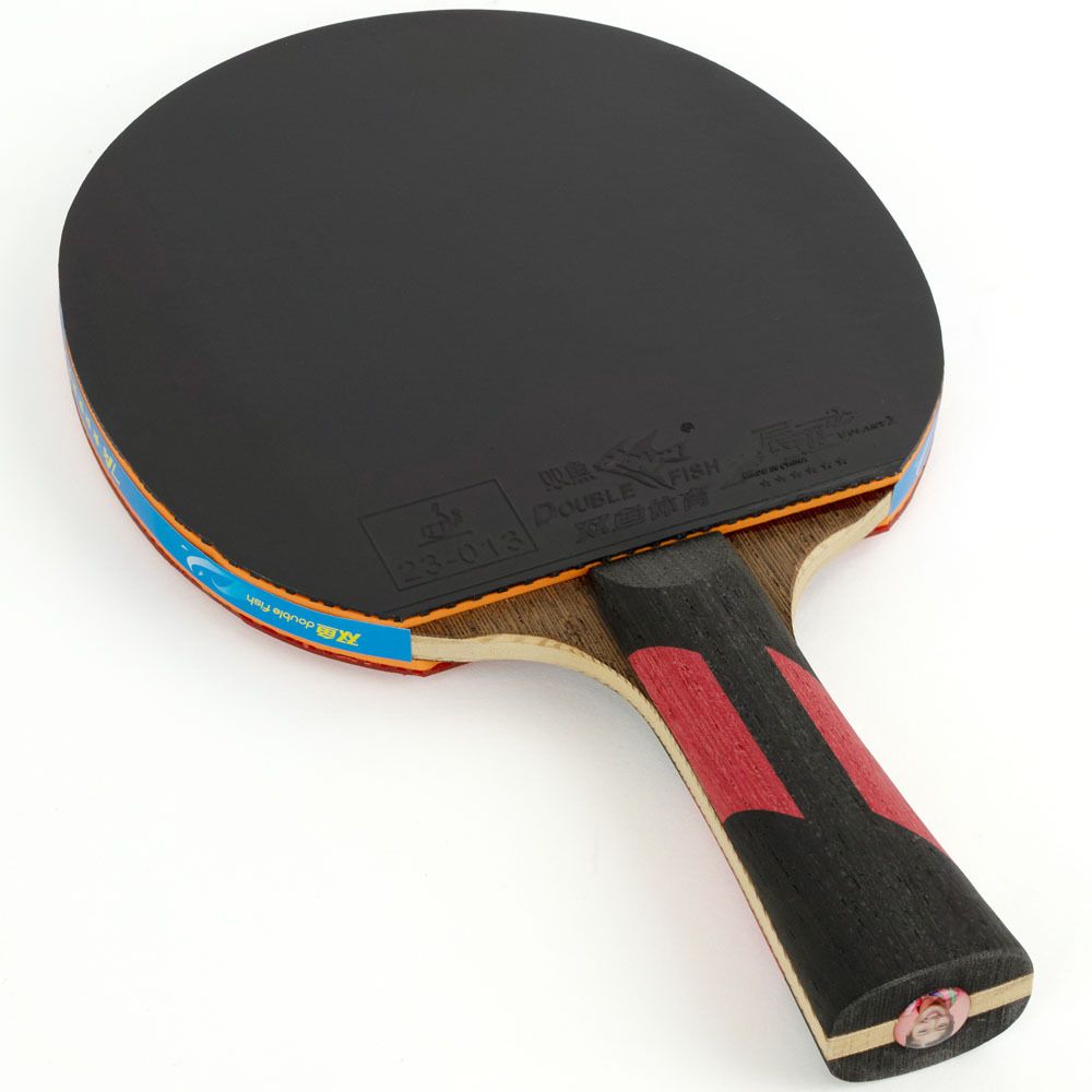 Ракетка для настольного тенниса DOUBLE FISH 7A+C, ITTF Approved, + 2 мяча