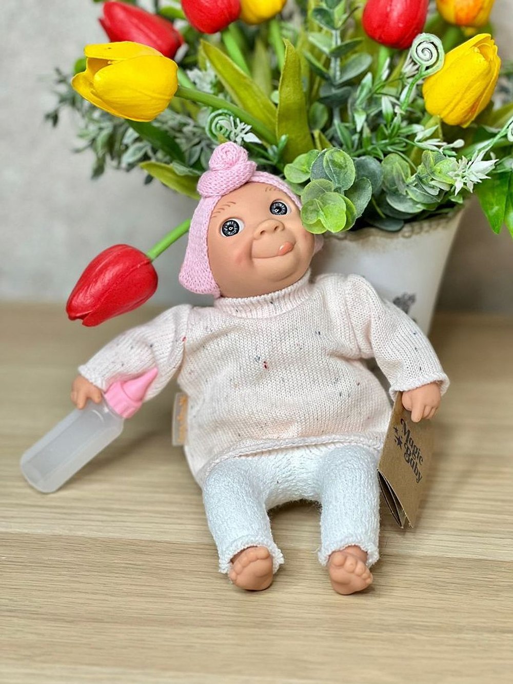 Кукла LAMAGIK мягконабивная  23см Caritas (303U3)